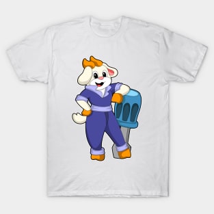 Goat as Mechanic with Screwdriver T-Shirt